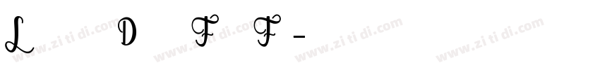 Lavenda Demo FreeFo字体转换